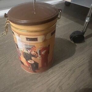 Vintage Style Brown Kitchen Canister